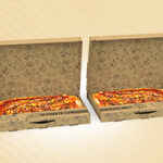 1 meter split pizza box by Easternpak