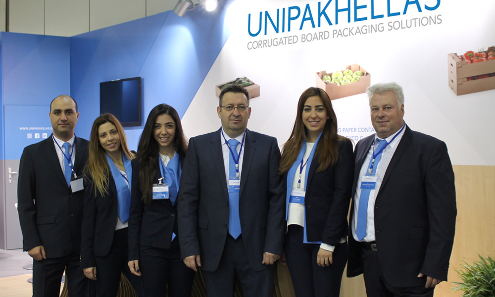 Unipakhellas team at Fruit Logistica 2016